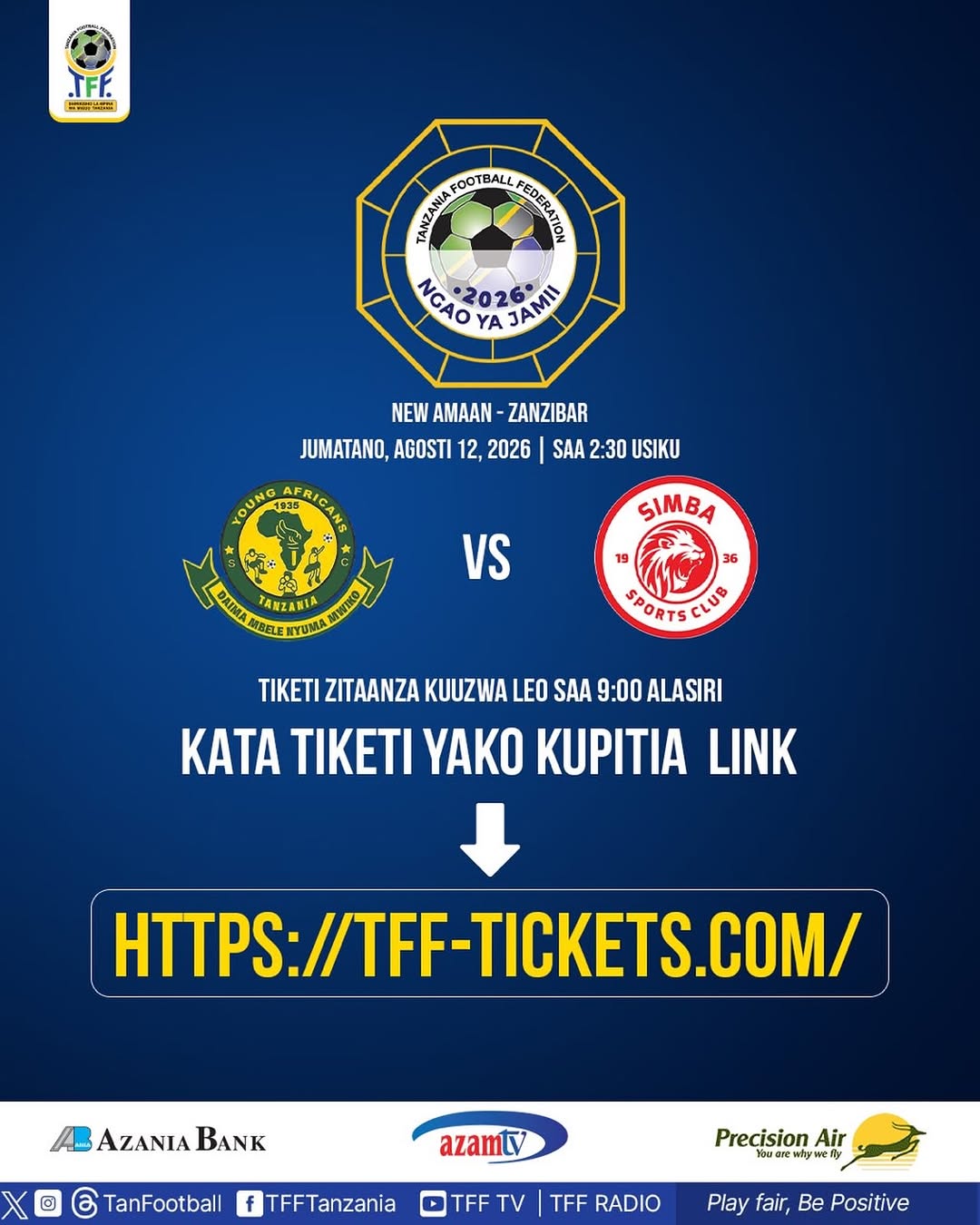 TFF yazindua mfumo wa kununua tiketi kidigitali