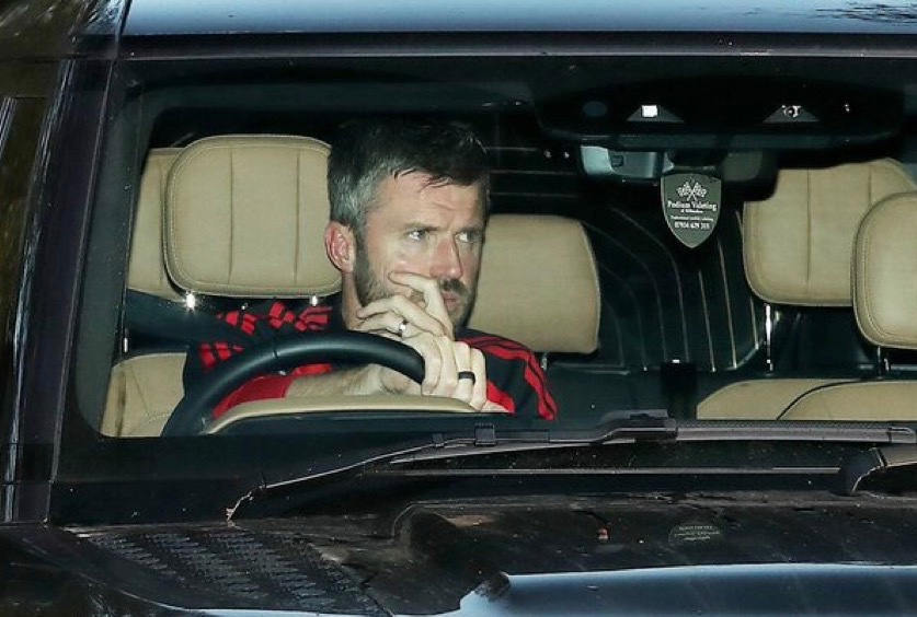 Michael Carrick spotted at Carrington as Manchester United face mounting pressure